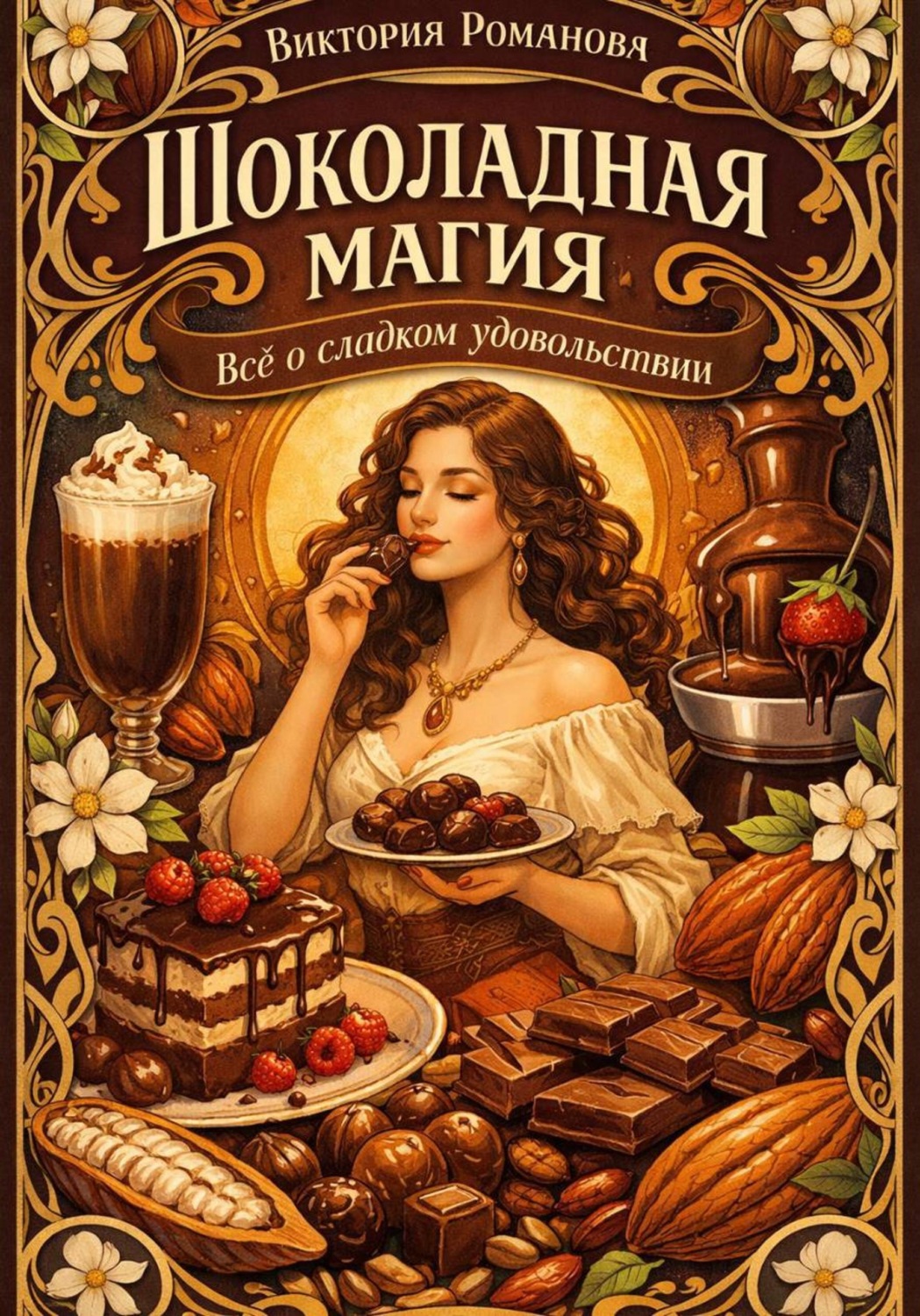 Обложка книги «Шоколадная магия: всё о сладком удовольствии»