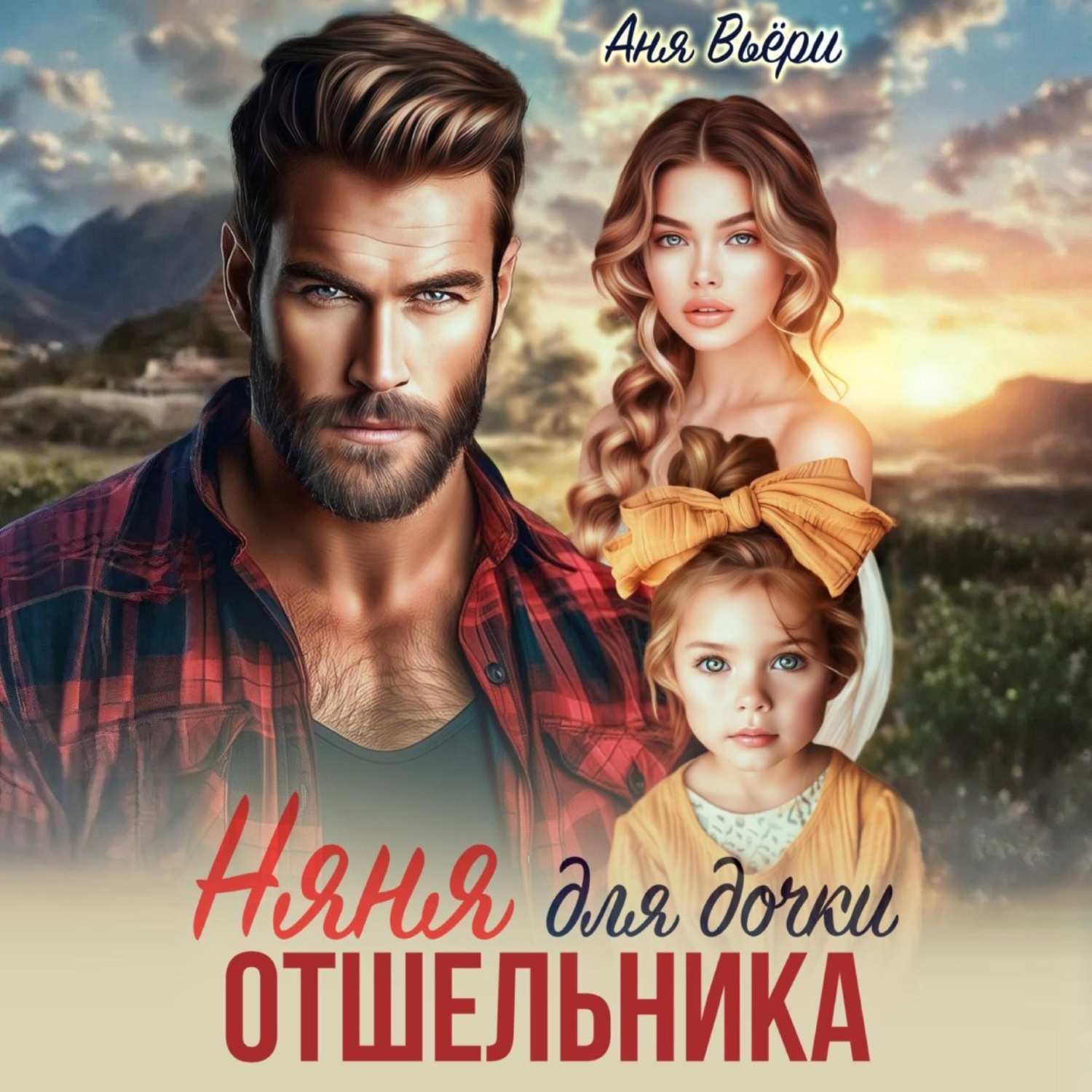 Обложка книги «Няня для дочки отшельника»