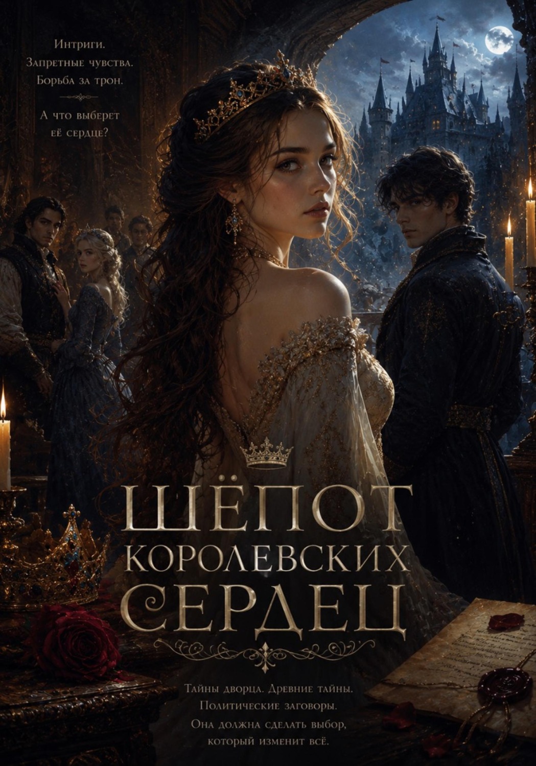 Обложка книги «Шёпот королевских сердец»