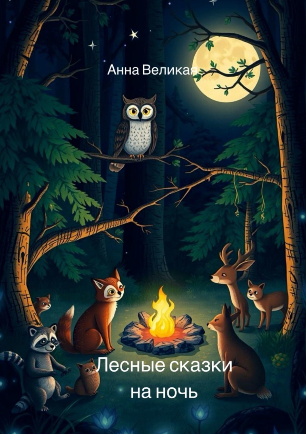 Обложка книги «Лесные сказки на ночь»