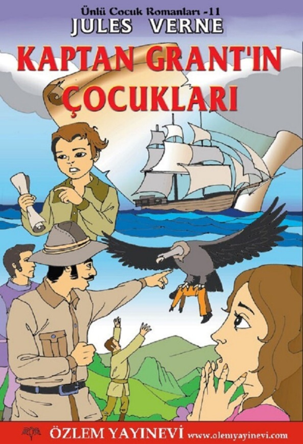 Обложка книги «Kaptan Grant’ın Çocukları»
