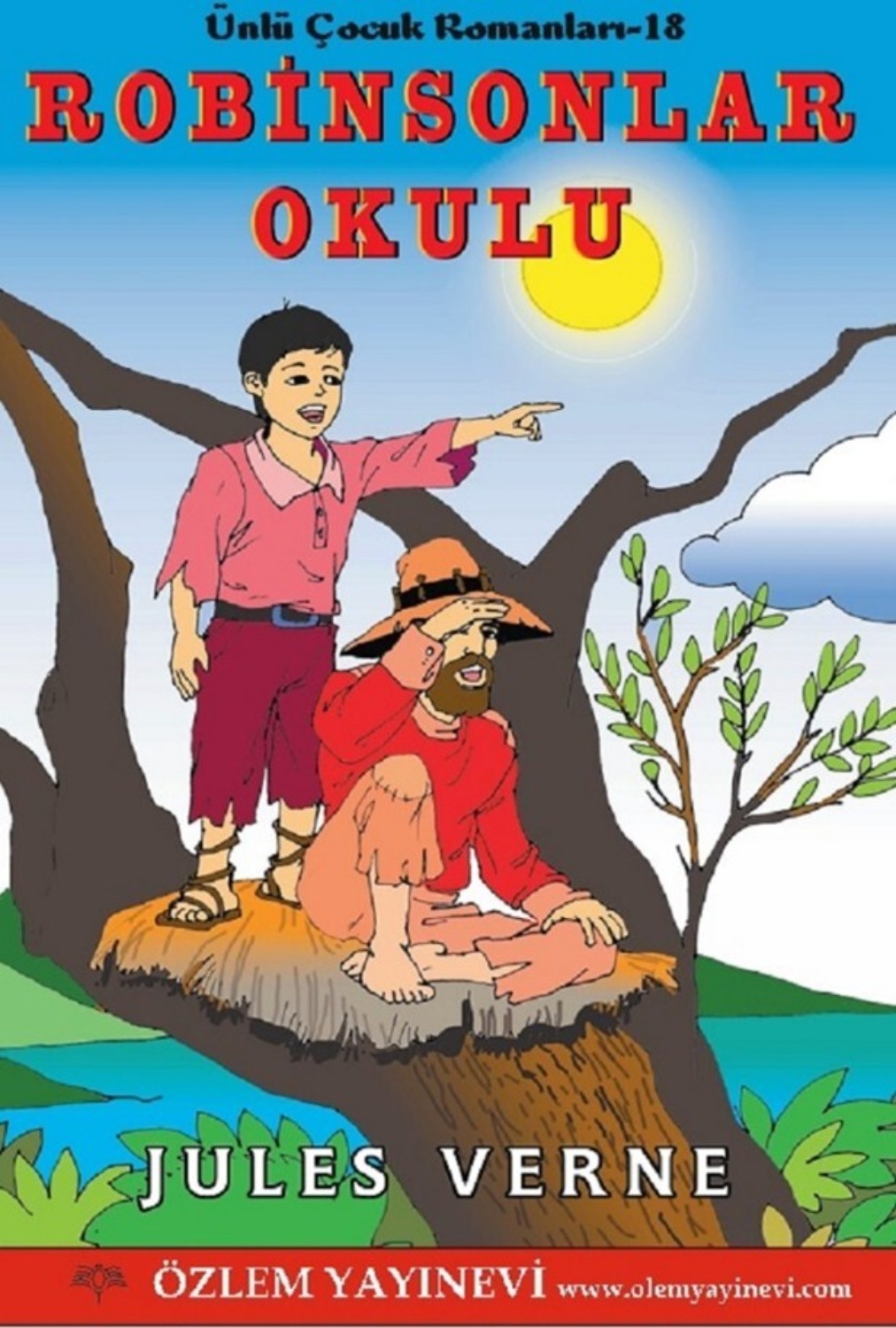 Обложка книги «Robinsonlar Okulu»
