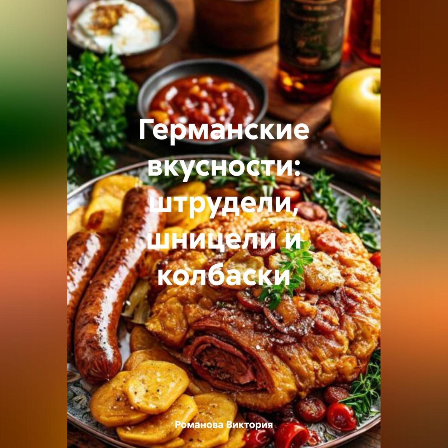 Обложка книги «Германские вкусности: штрудели, шницели и колбаски»
