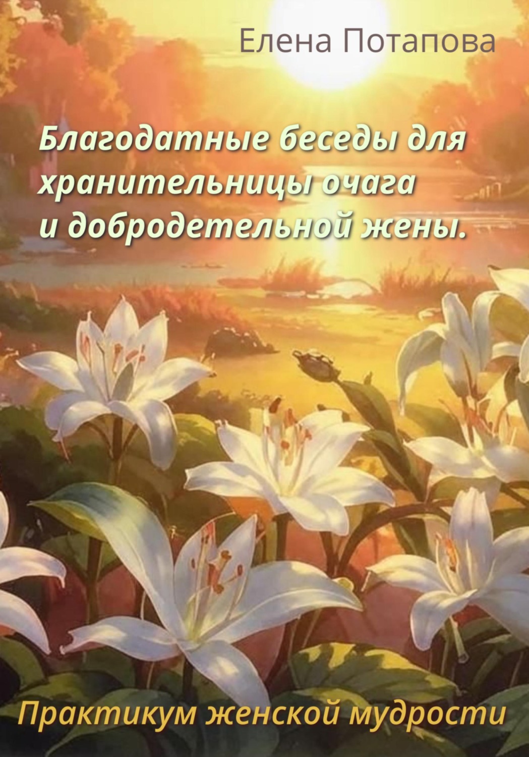 Обложка книги «Благодатные беседы для хранительницы очага. Практикум-книга женской мудрости»