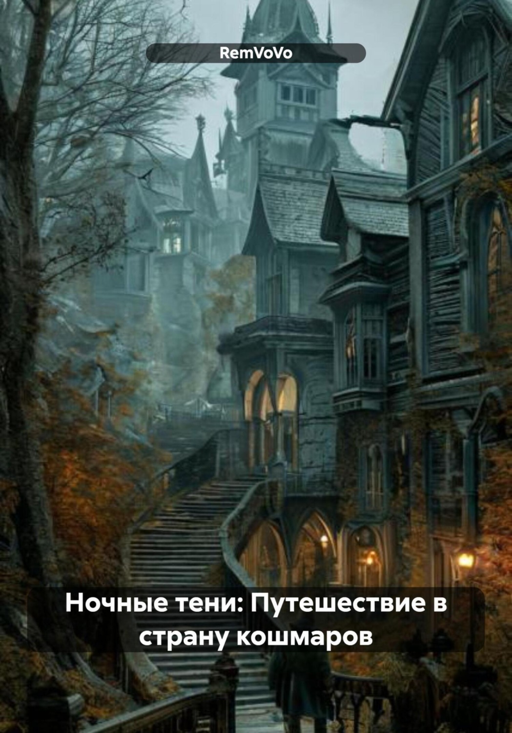 Обложка книги «Ночные тени: Путешествие в страну кошмаров»