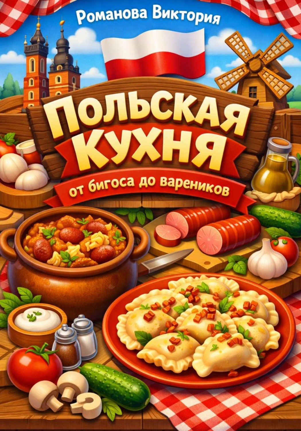 Обложка книги «Польская кухня: от бигоса до вареников»