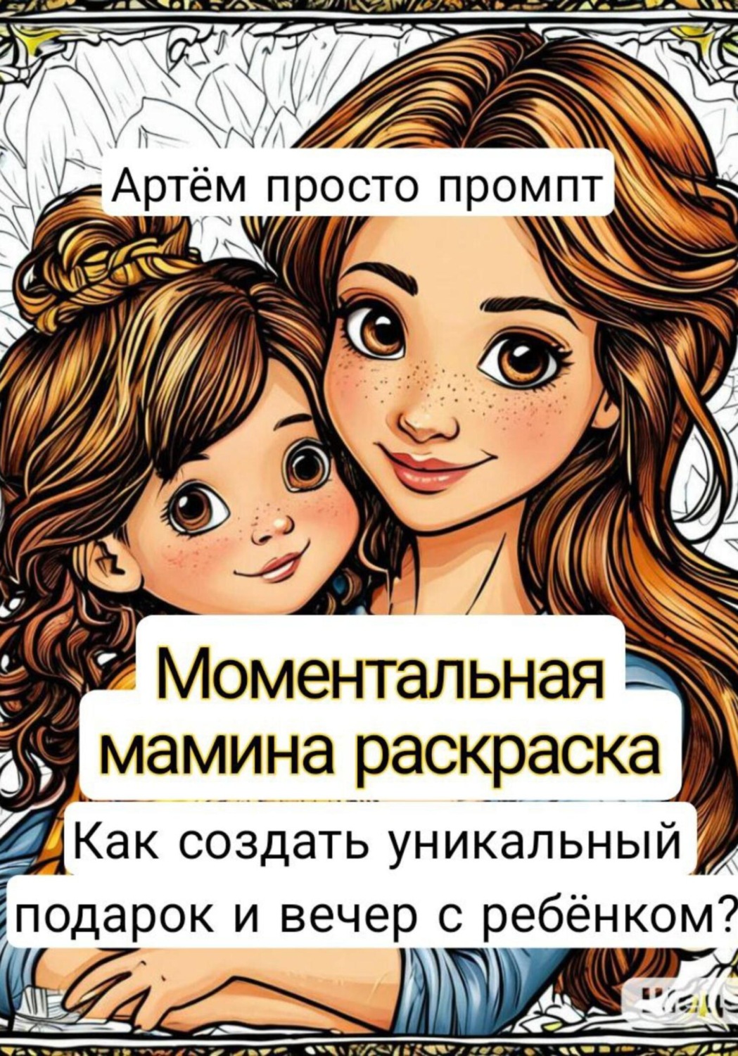 Обложка книги «Моментальная мамина раскраска»
