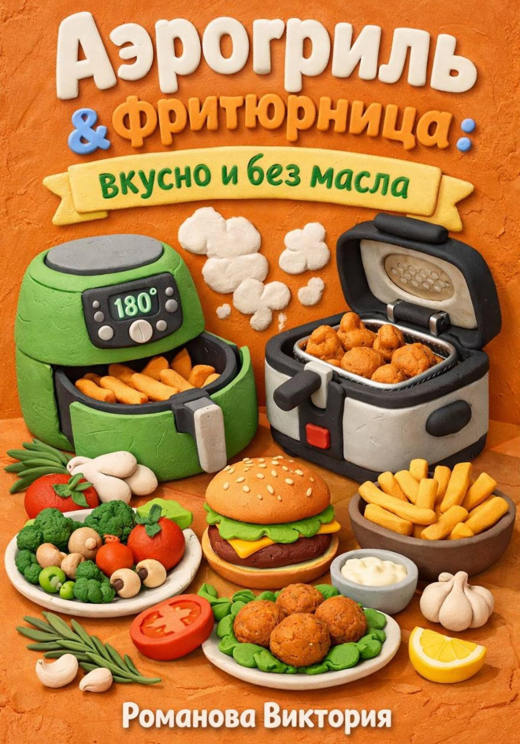 Обложка книги «Аэрогриль и фритюрница: вкусно и без масла»