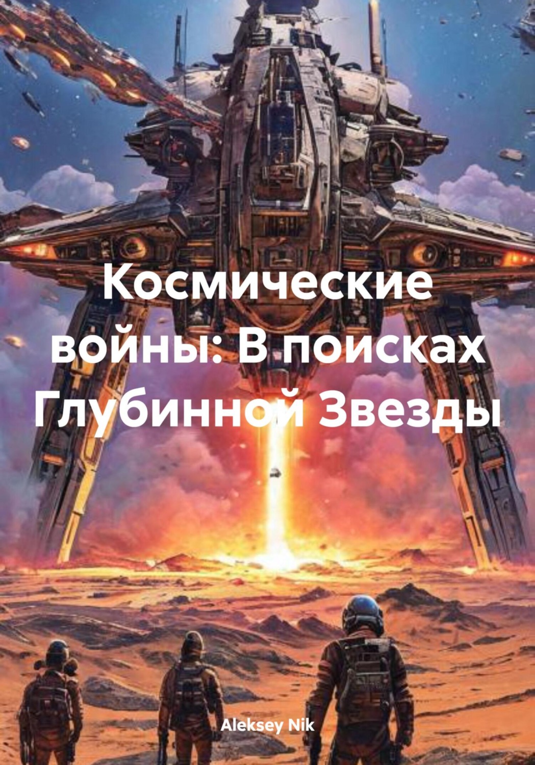Обложка книги «Космические войны: В поисках Глубинной Звезды»