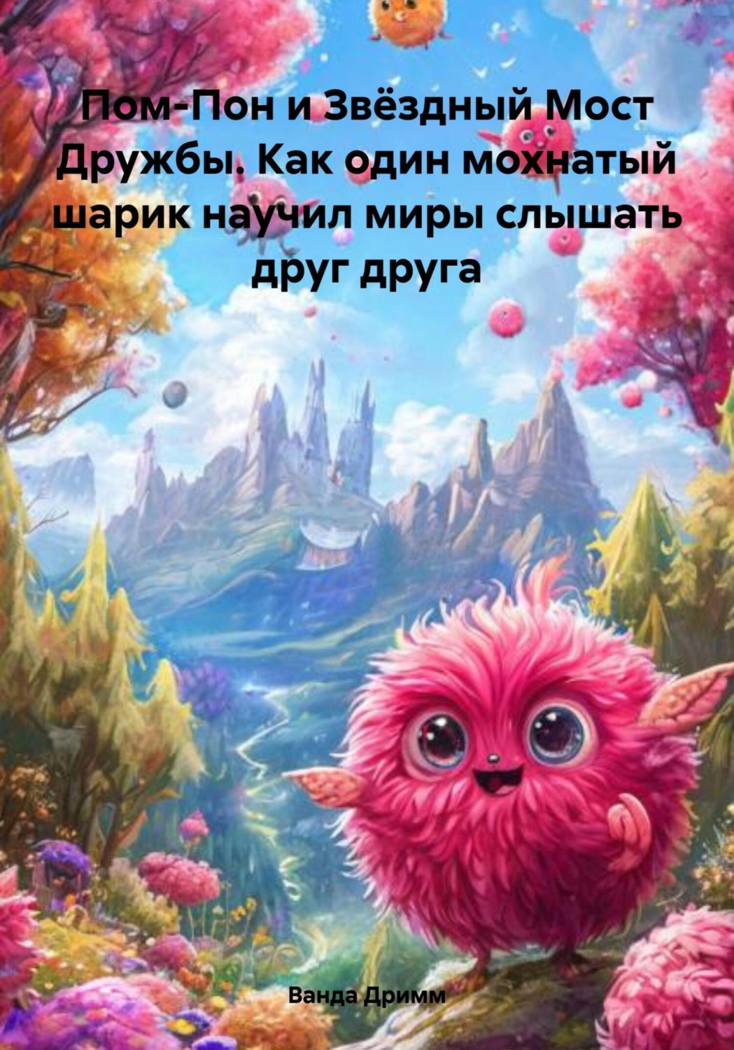 Обложка книги «Пом-Пон и Звёздный Мост Дружбы. Как один мохнатый шарик научил миры слышать друг друга»