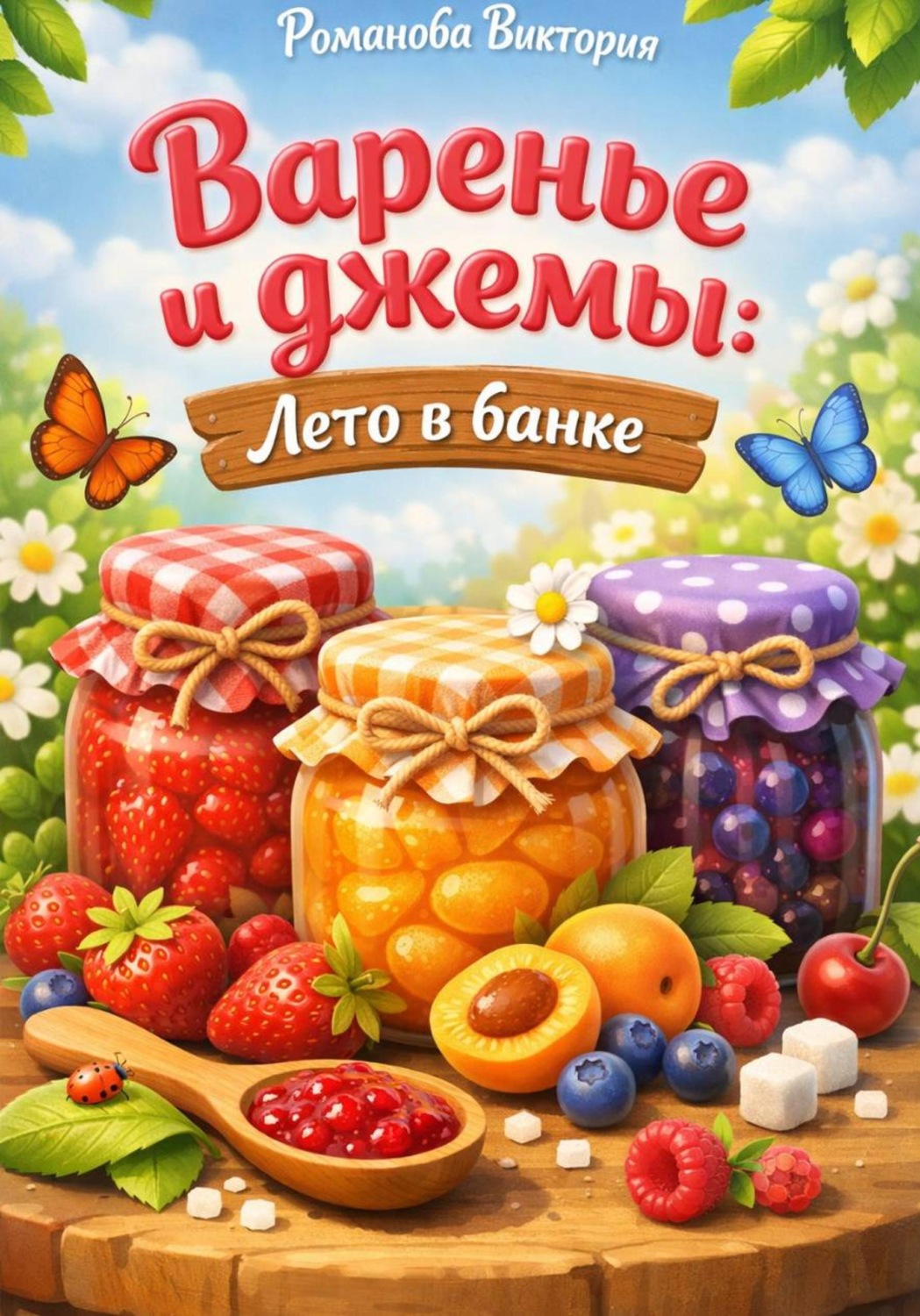 Обложка книги «Варенье и джемы: лето в банке»