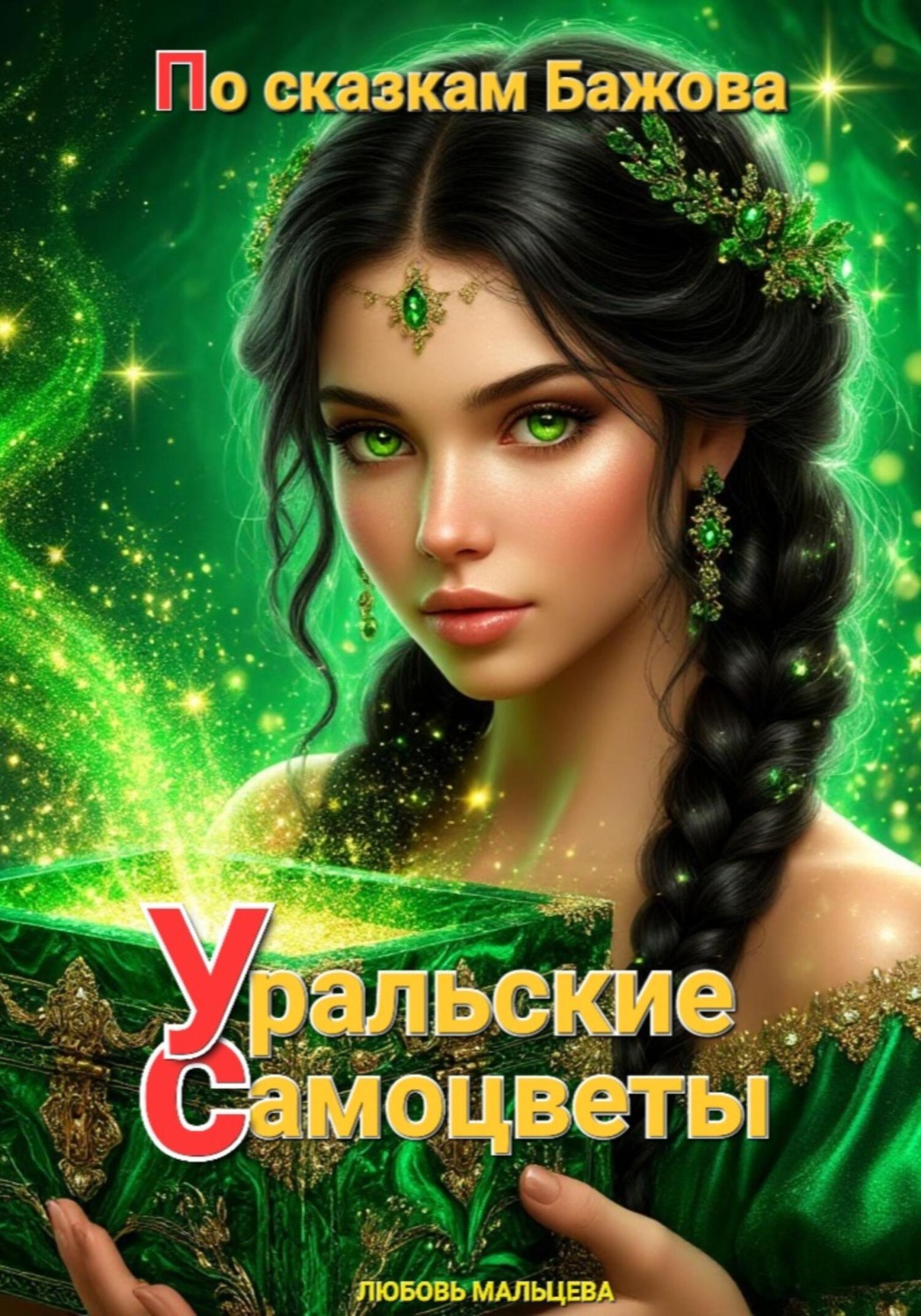 Обложка книги «УРАЛЬСКИЕ САМОЦВЕТЫ. По сказкам Бажова»