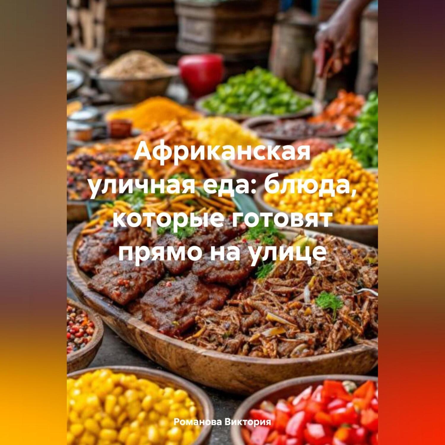 Обложка книги «Африканская уличная еда: блюда, которые готовят прямо на улице»