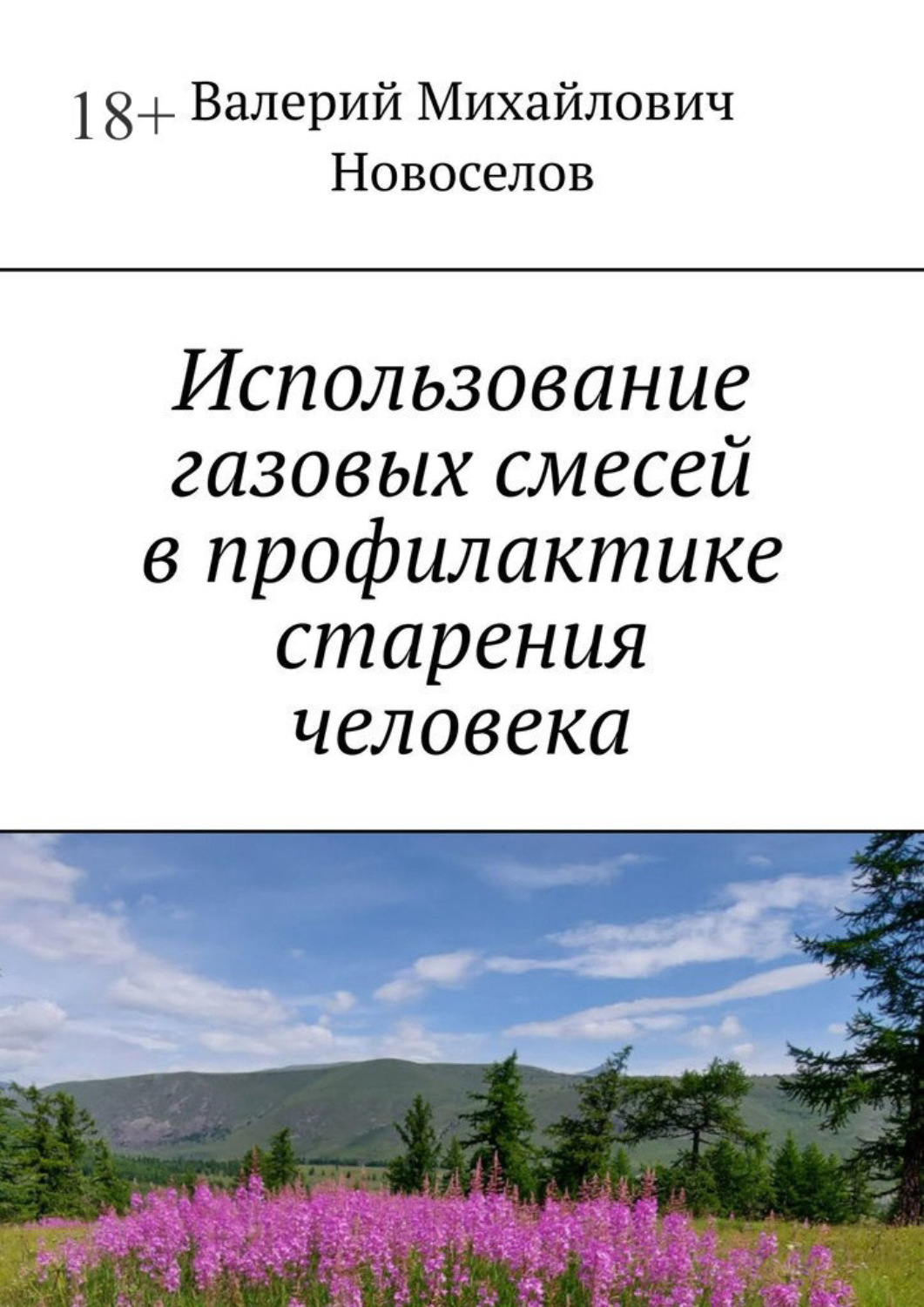 Обложка книги «Использование газовых смесей в профилактике старения человека»