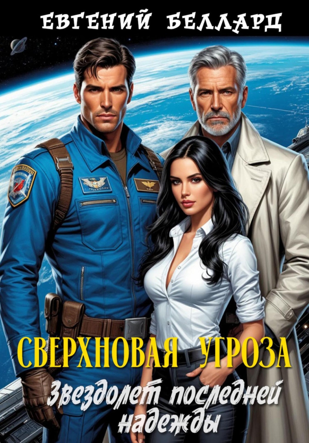 Обложка книги «Сверхновая угроза: Звездолёт последней надежды»
