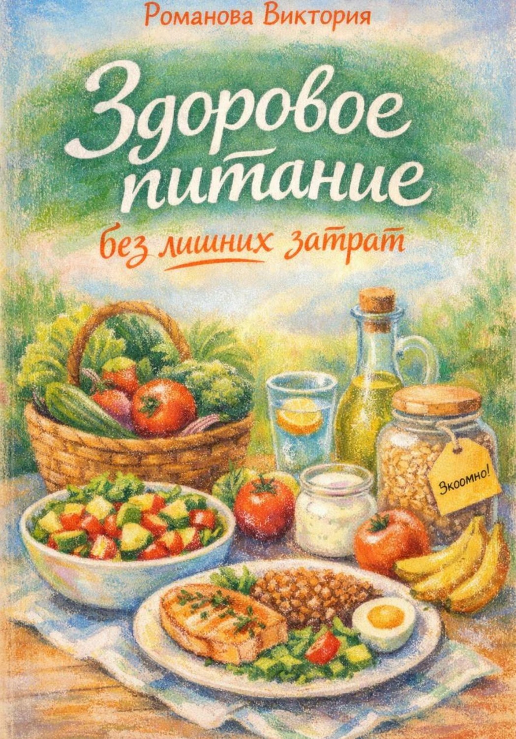 Обложка книги «Здоровое питание без лишних затрат»