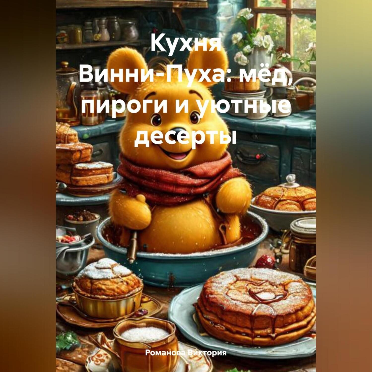 Обложка книги «Кухня Винни-Пуха: мёд, пироги и уютные десерты»