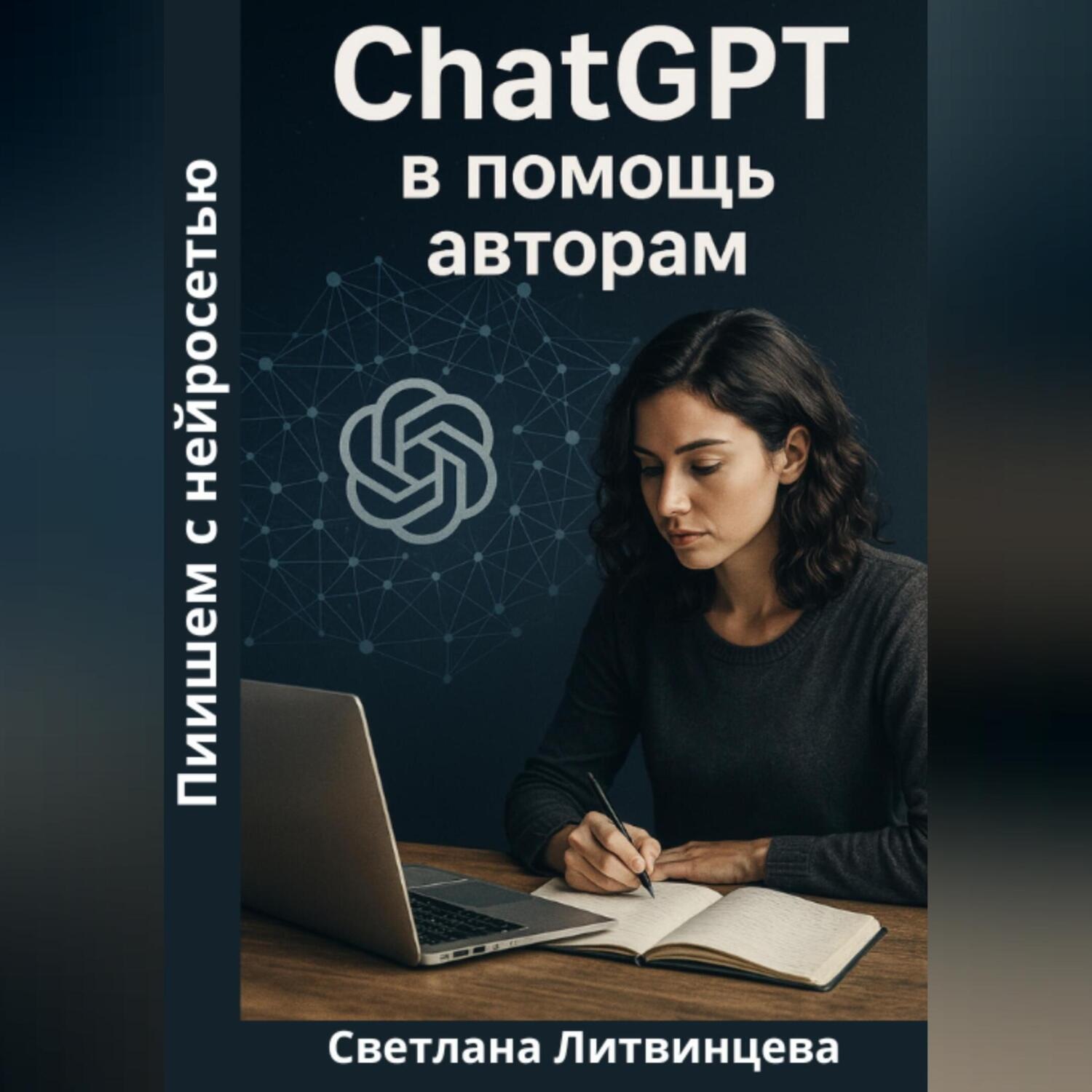 Обложка книги «ChatGPT в помощь авторам. Пишем с нейросетью.»