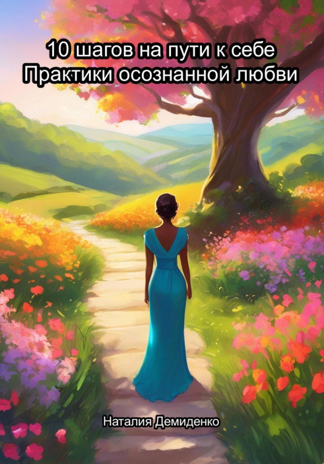 Обложка книги «10 шагов на пути к себе. Практики осознанной любви»