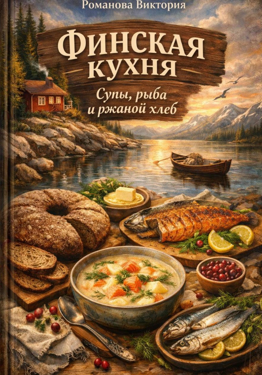 Обложка книги «Финская кухня: супы, рыба и ржаной хлеб»