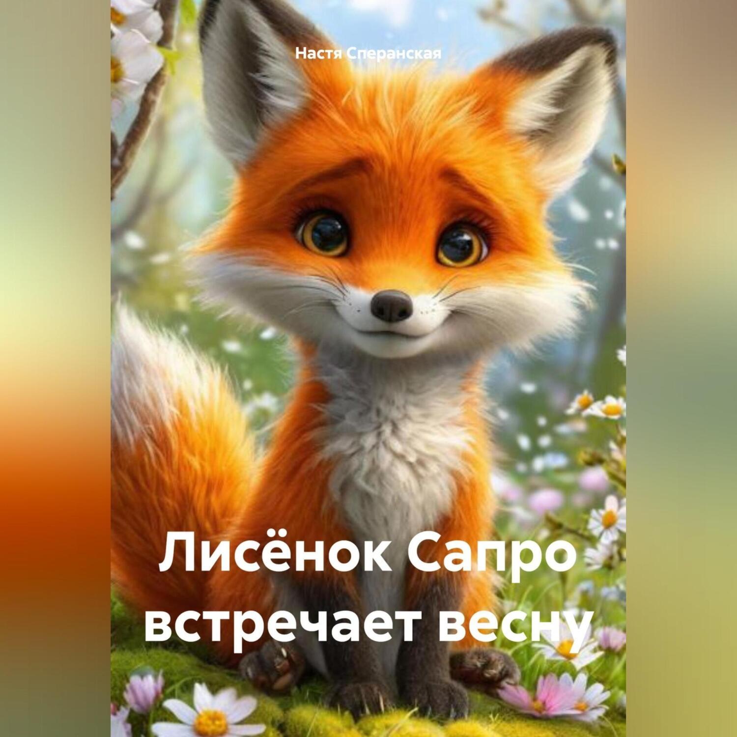 Обложка книги «Лисёнок Сапро встречает весну»
