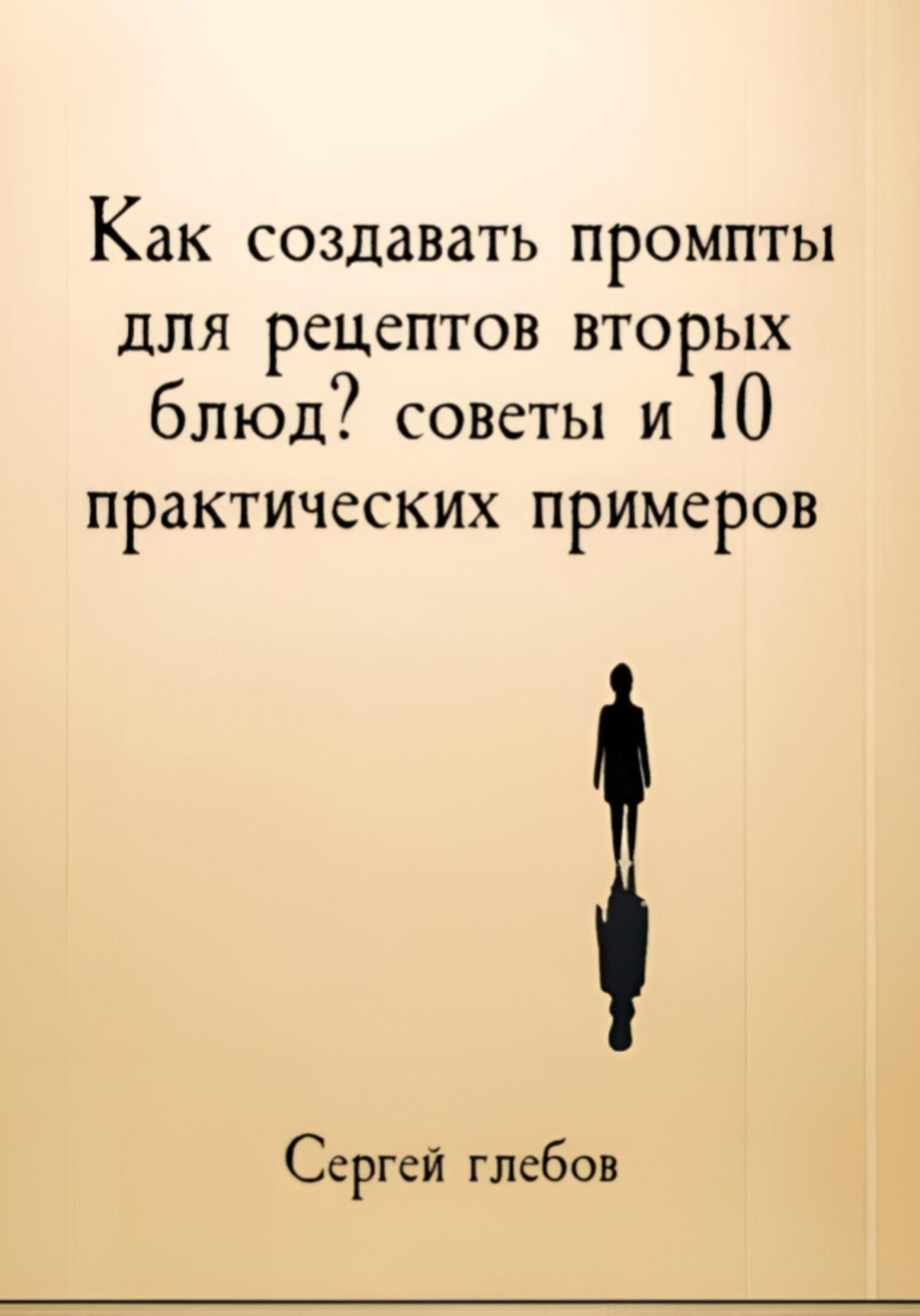 Обложка книги «Как создавать промпты для рецептов вторых блюд? советы и 10 практических примеров»