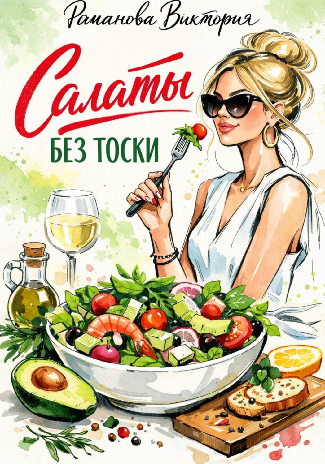 Обложка книги «Салаты без тоски»