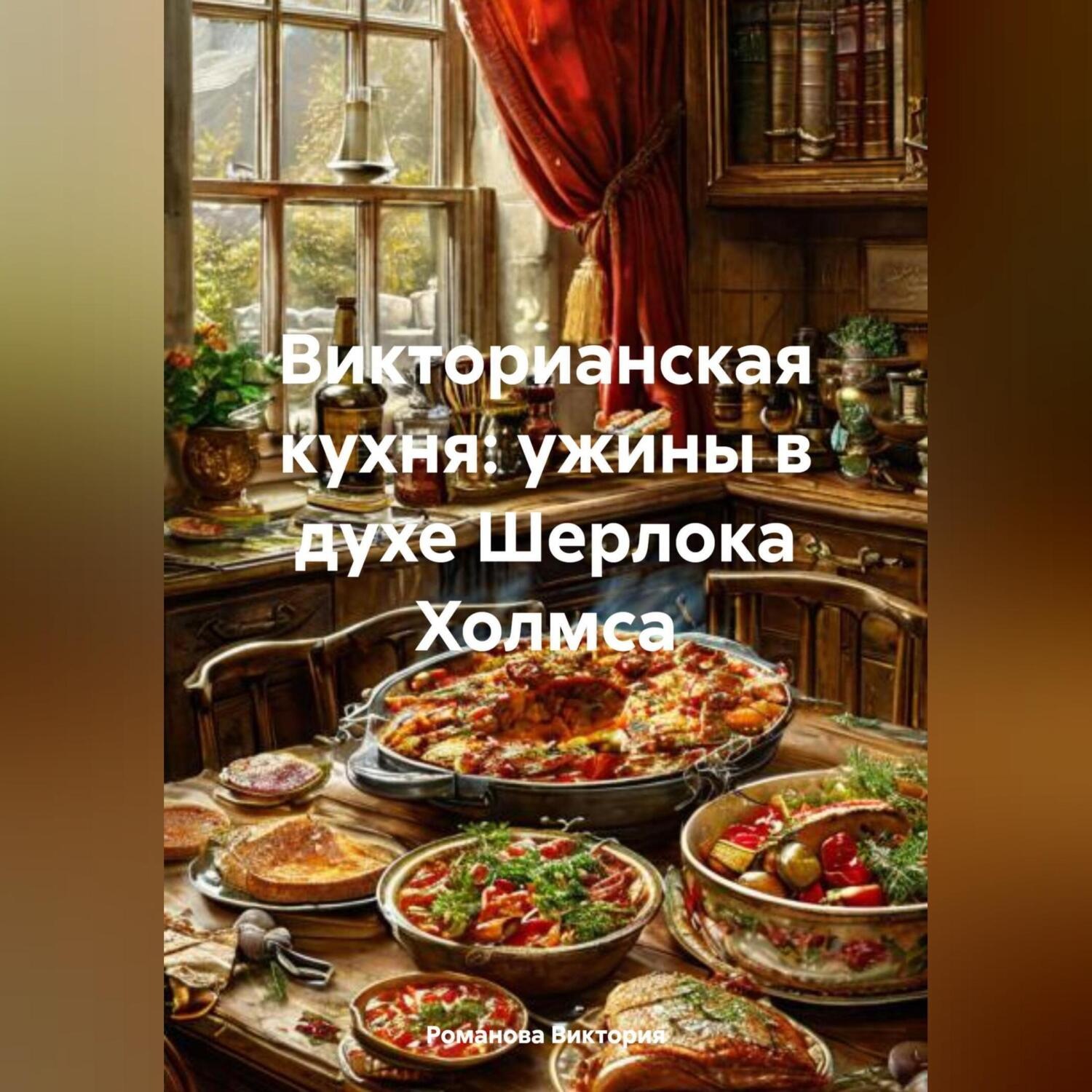 Обложка книги «Викторианская кухня: ужины в духе Шерлока Холмса»