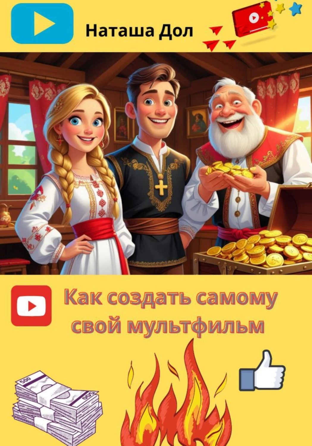Обложка книги «Как создать самому свой мультфильм»
