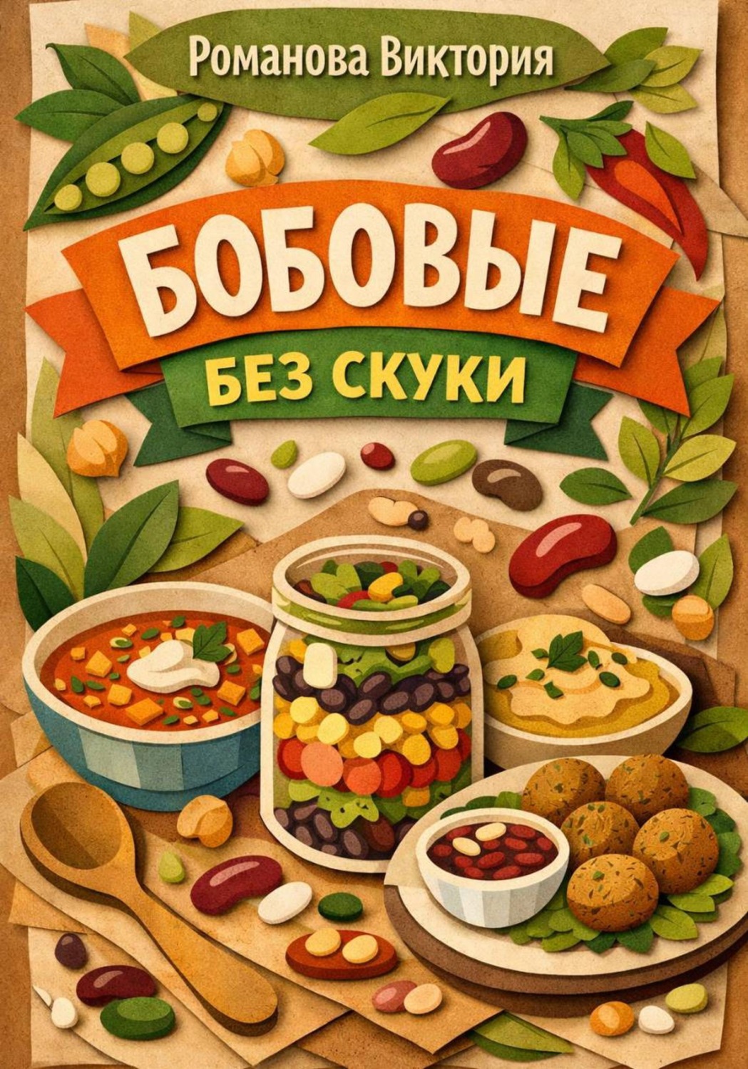 Обложка книги «Бобовые без скуки»