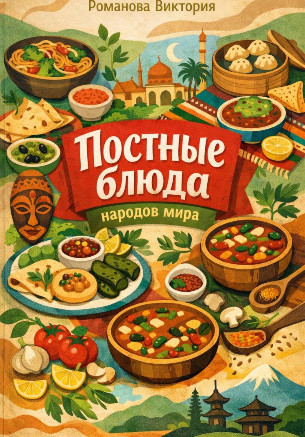 Обложка книги «Постные блюда народов мира»