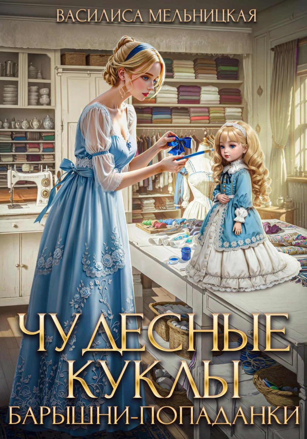Обложка книги «Чудесные куклы барышни-попаданки»