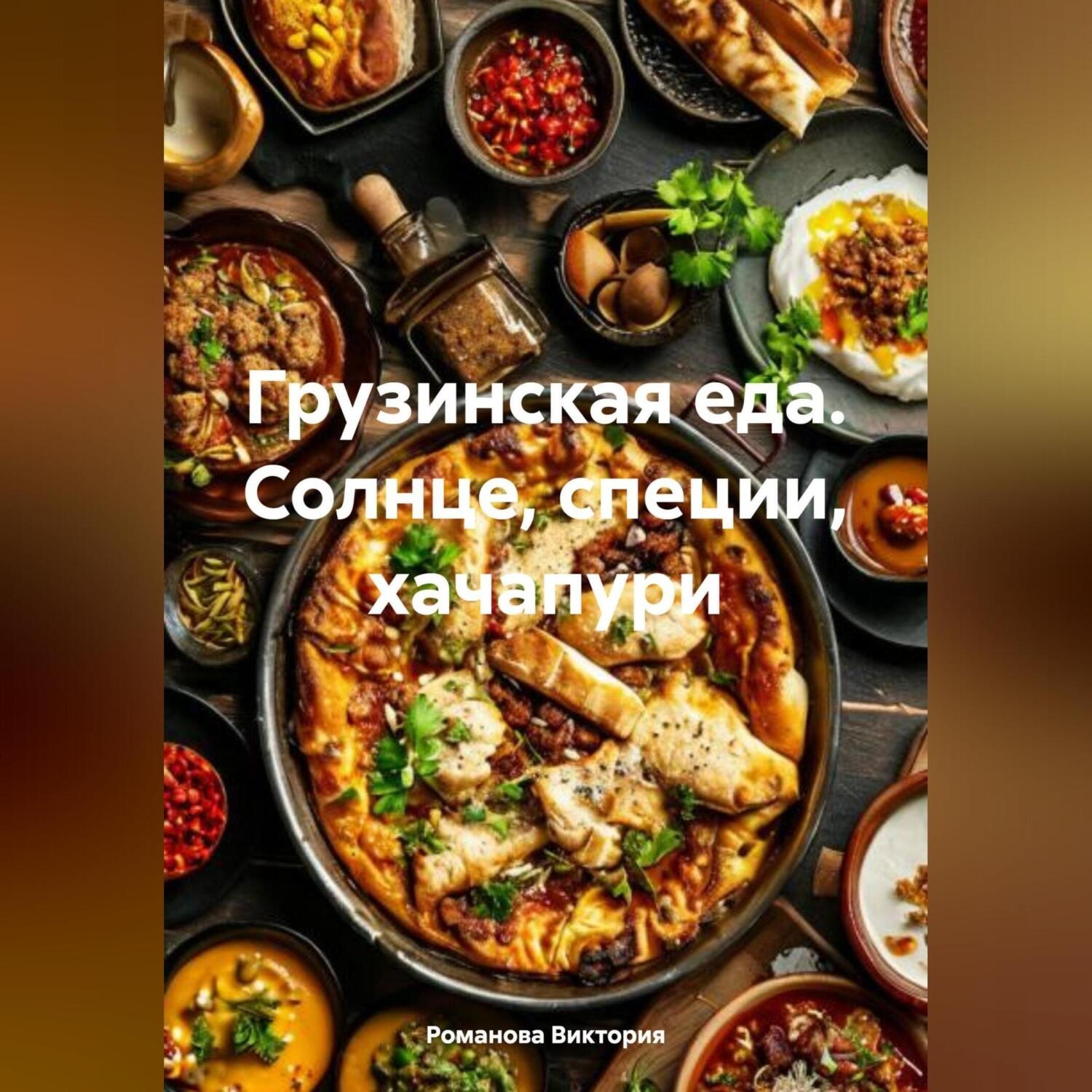 Обложка книги «Грузинская еда. Солнце, специи, хачапури»