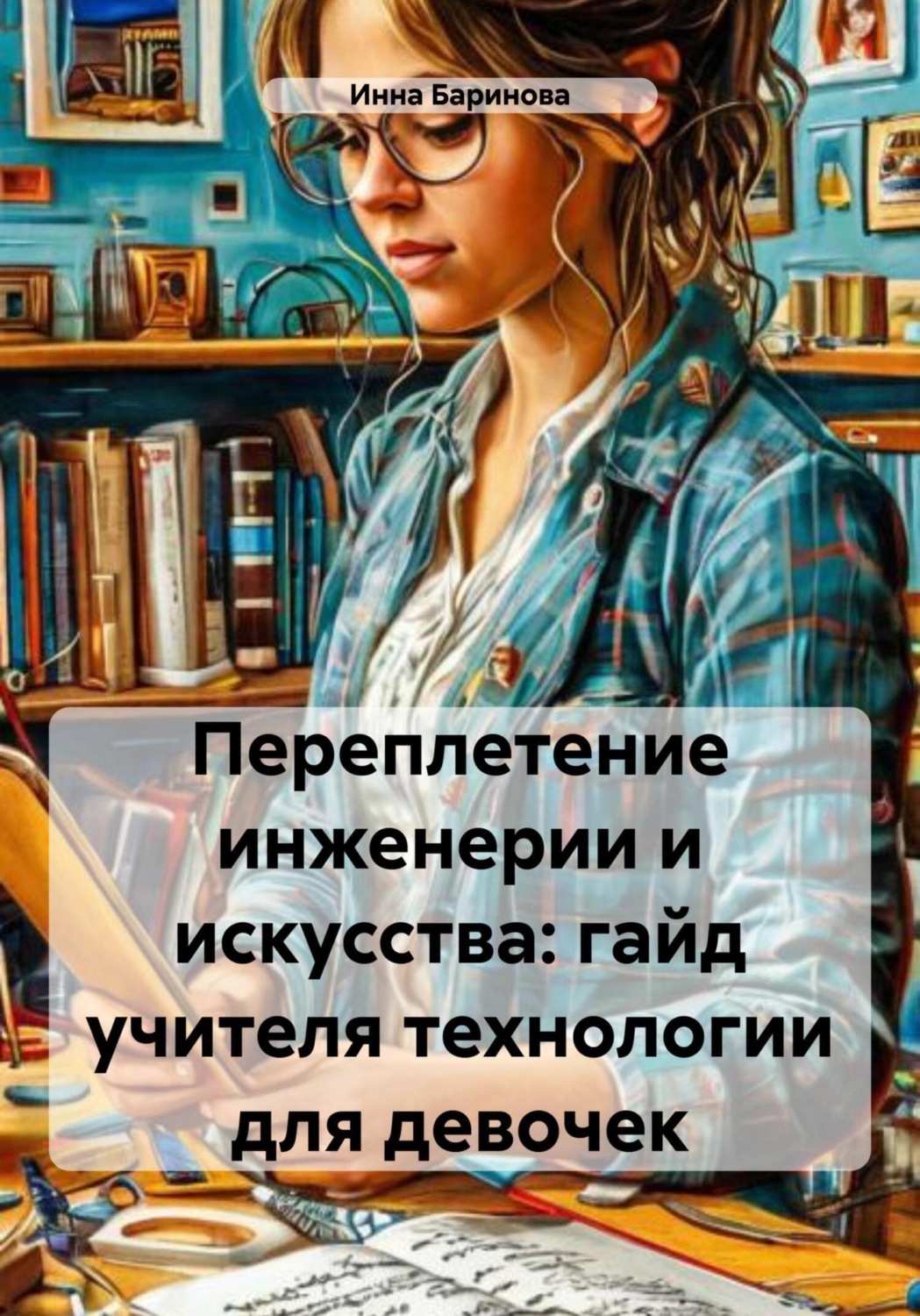 Обложка книги «Переплетение инженерии и искусства: гайд учителя технологии для девочек»