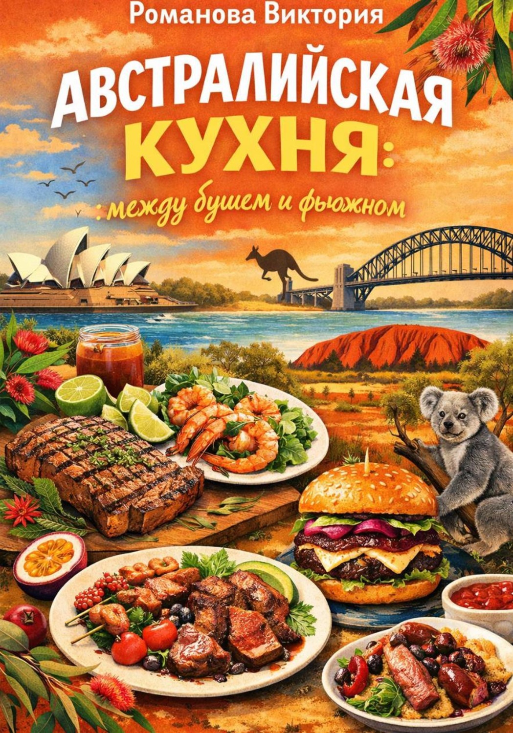 Обложка книги «Австралийская кухня: между бушем и фьюжном»