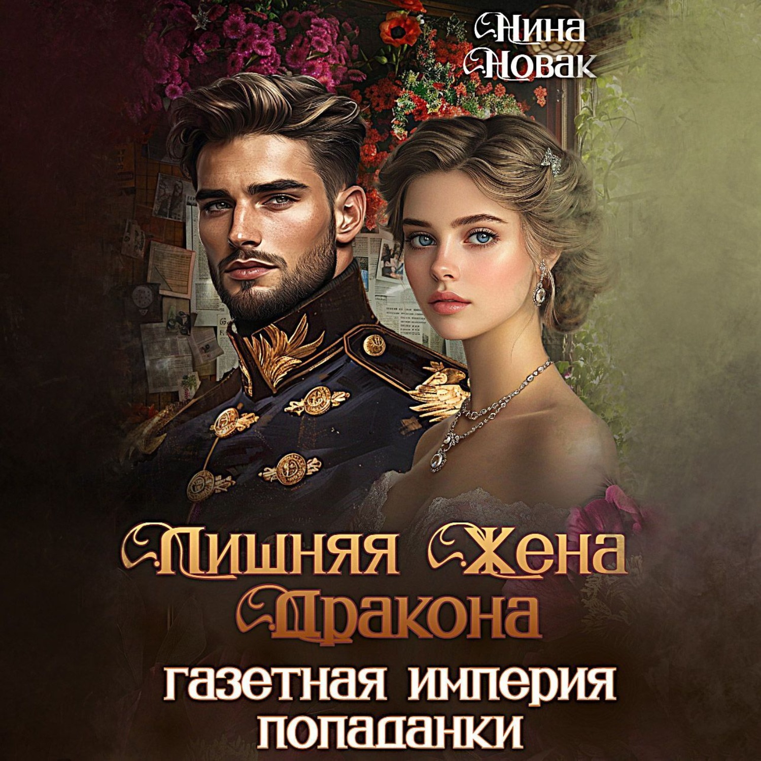 Обложка книги «Лишняя жена дракона. Газетная империя попаданки»