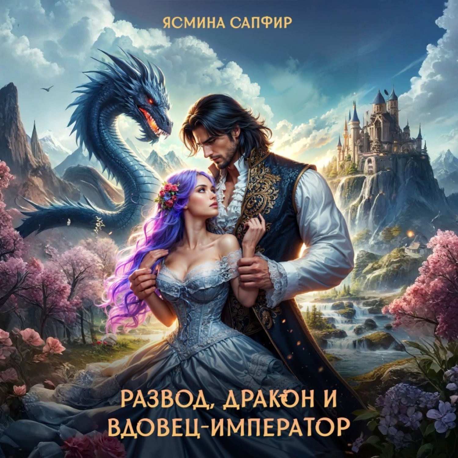 Обложка книги «Развод, дракон и вдовец-император»
