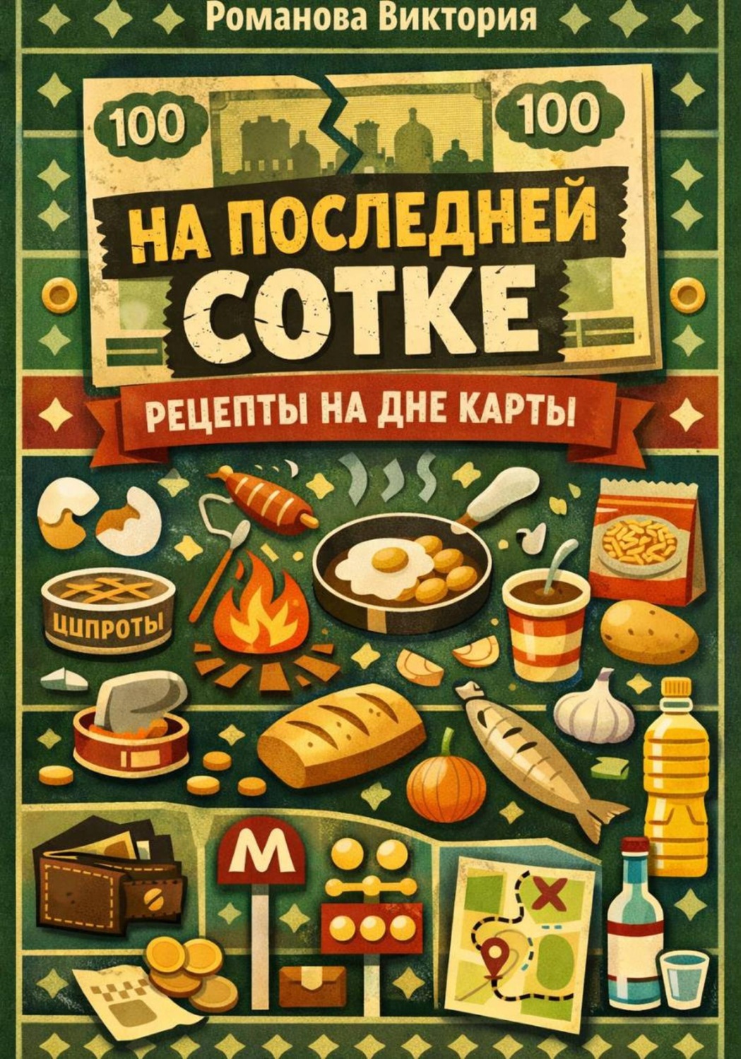 Обложка книги «На последней сотке: рецепты на дне карты»