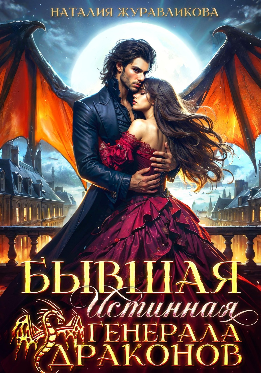 Обложка книги «Бывшая истинная генерала драконов»