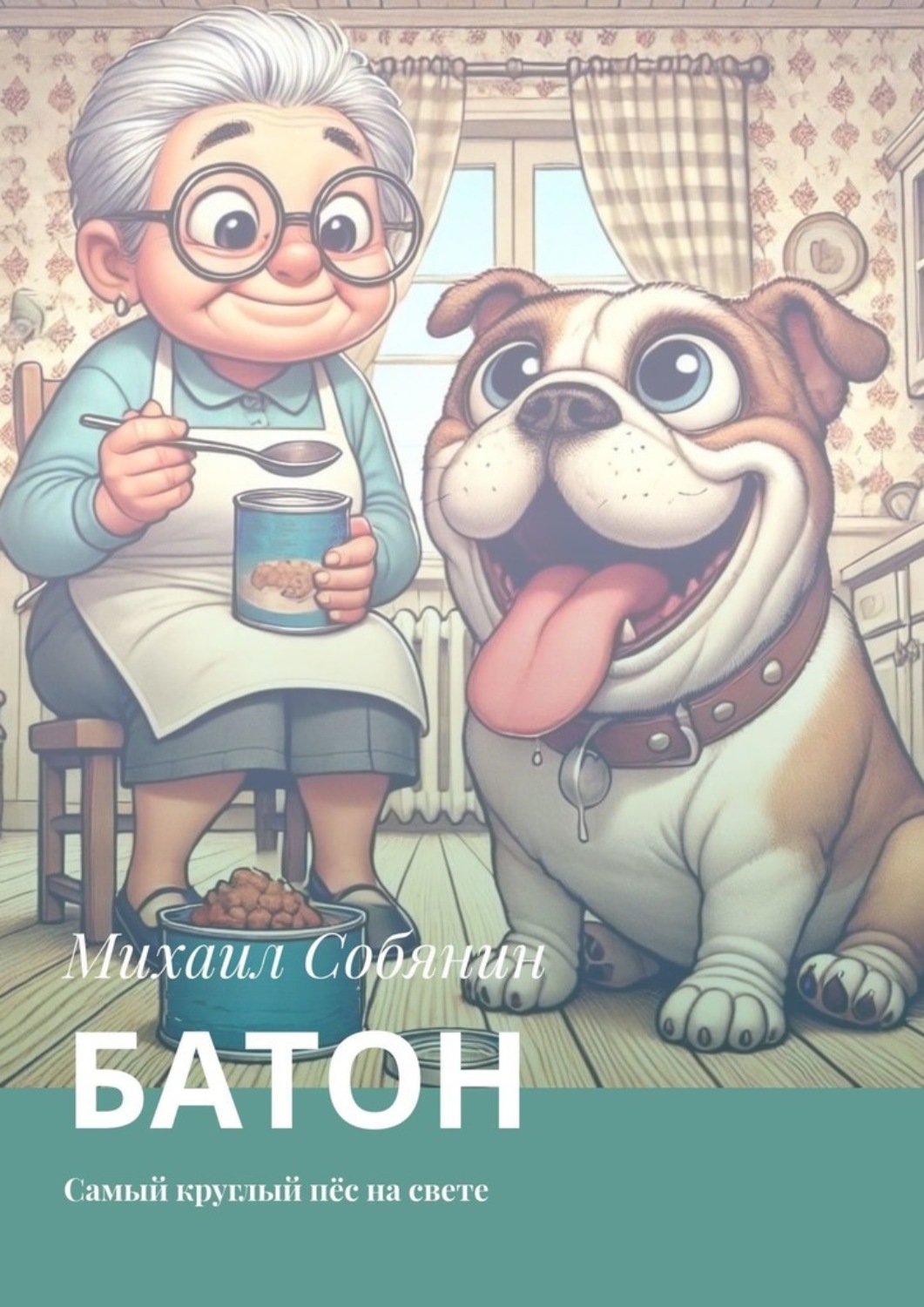 Обложка книги «Батон. Самый круглый пёс на свете»