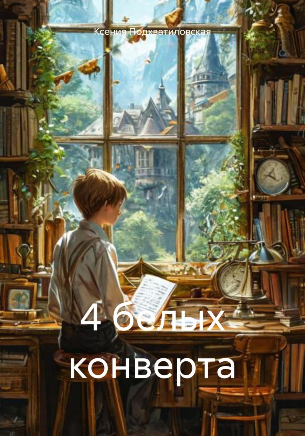 Обложка книги «4 белых конверта»