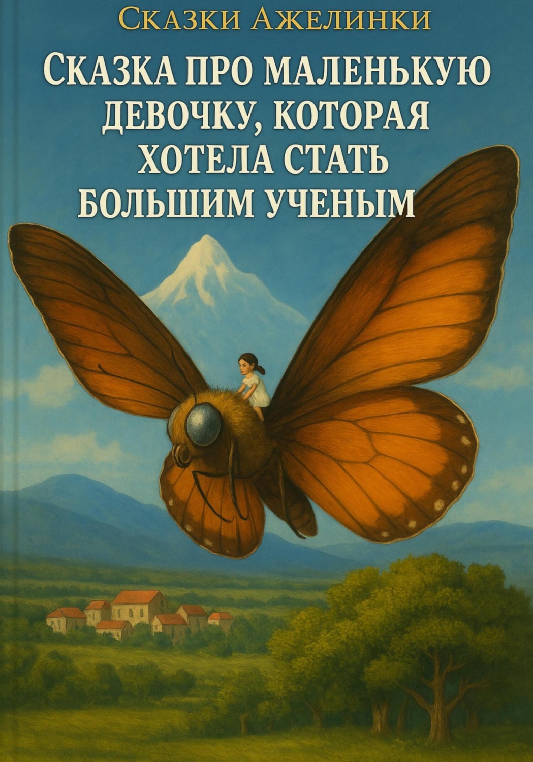 Обложка книги «Сказки Ажелинки. Сказка про маленькую девочку, которая хотела стать большим ученым»