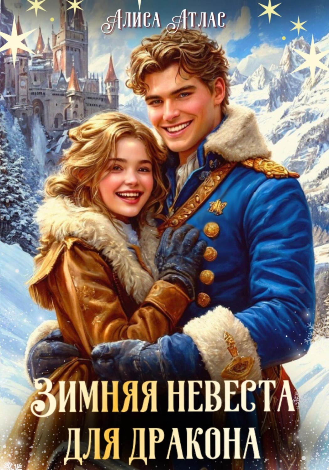 Обложка книги «Зимняя невеста для дракона»