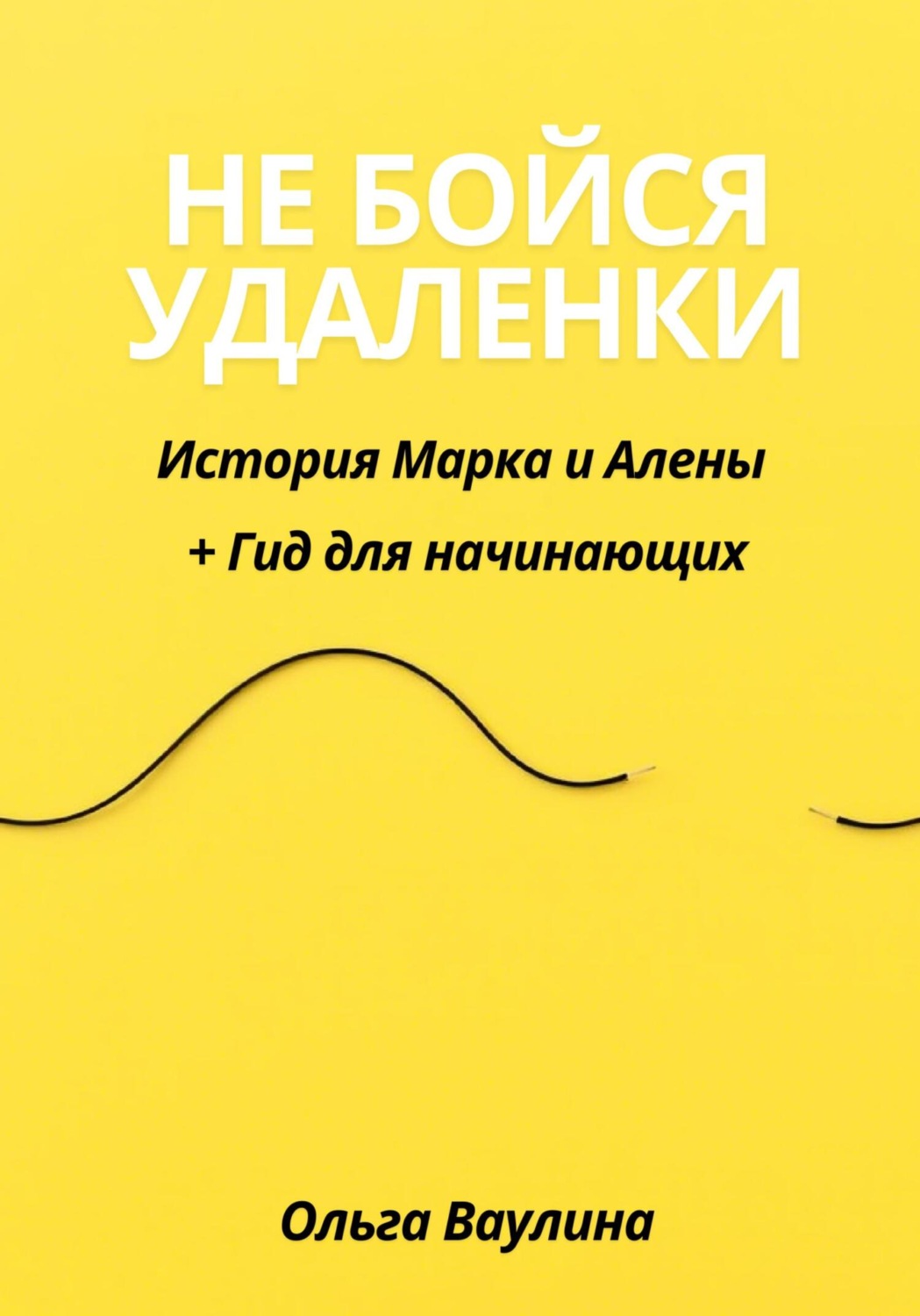 Обложка книги «Не бойся удаленки: История Марка и Алены + Гид для начинающих»