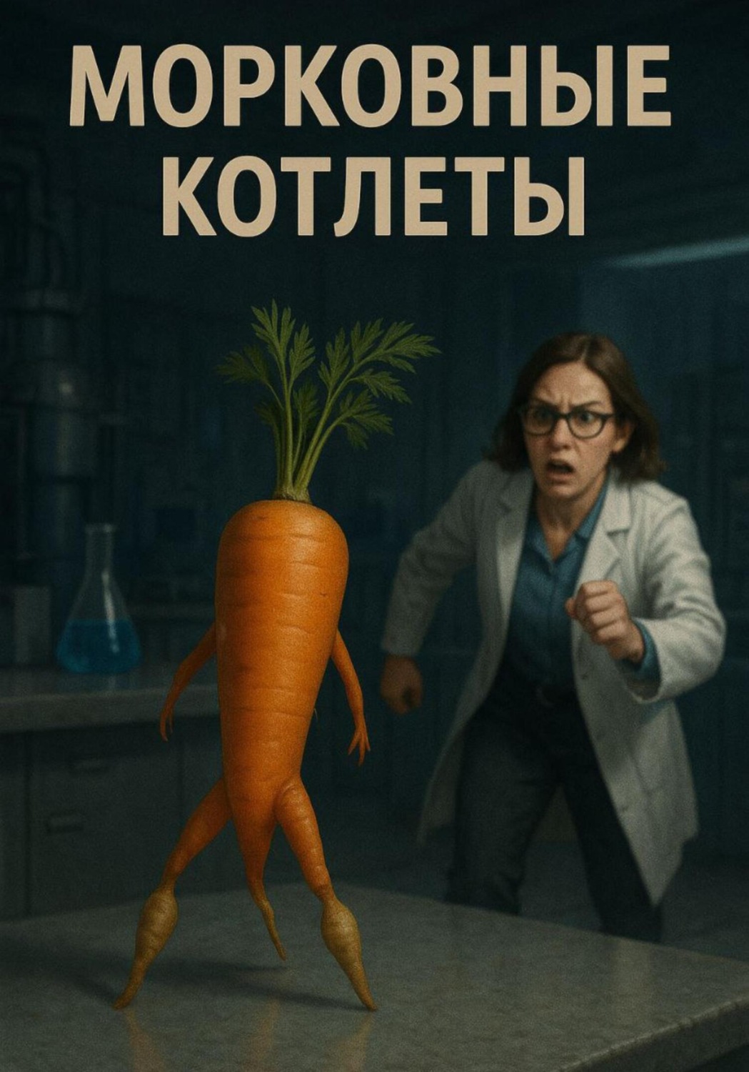 Обложка книги «Морковные котлеты»