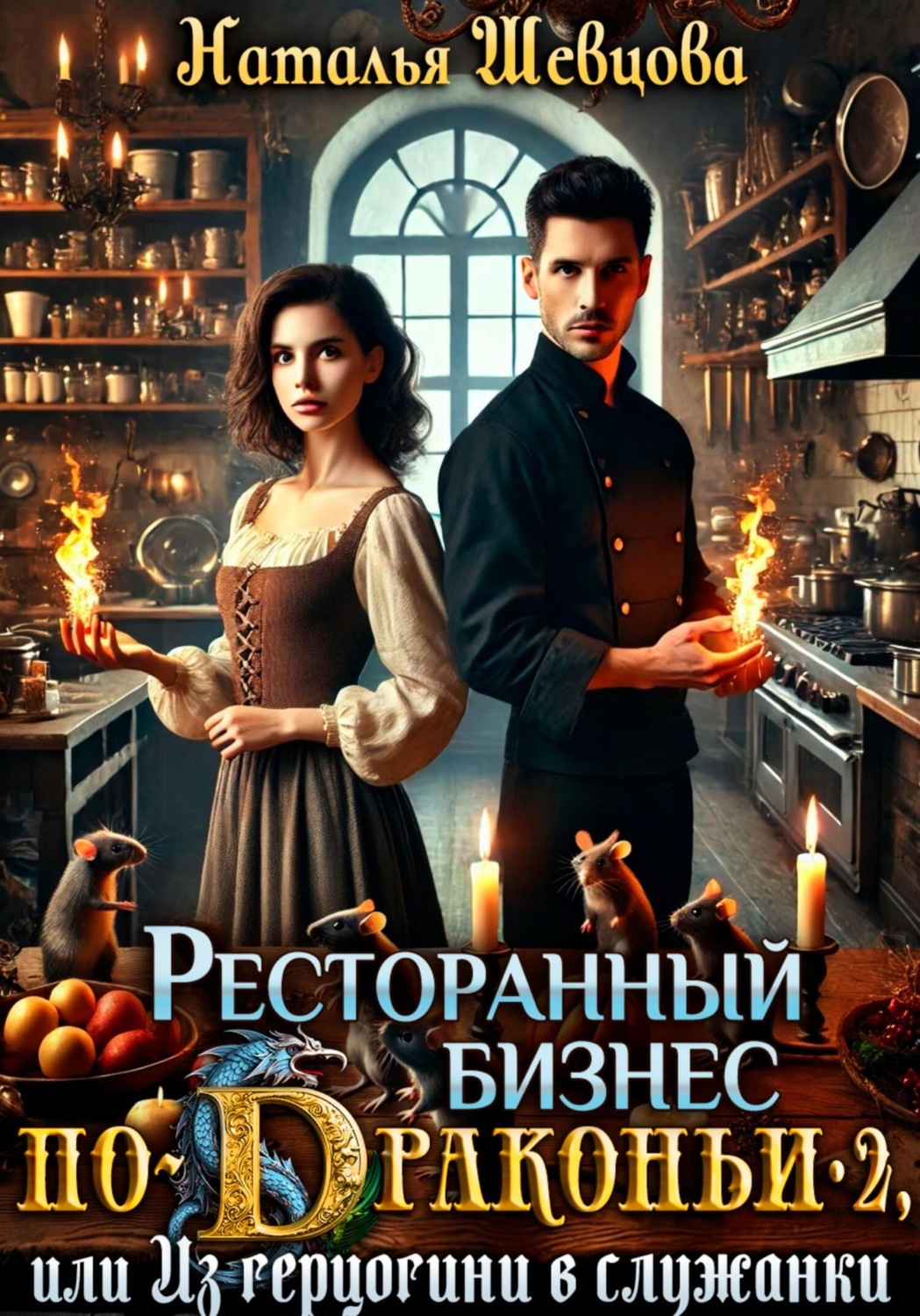 Обложка книги «Ресторанный бизнес по-Драконьи-2 или Из герцогини в служанки»
