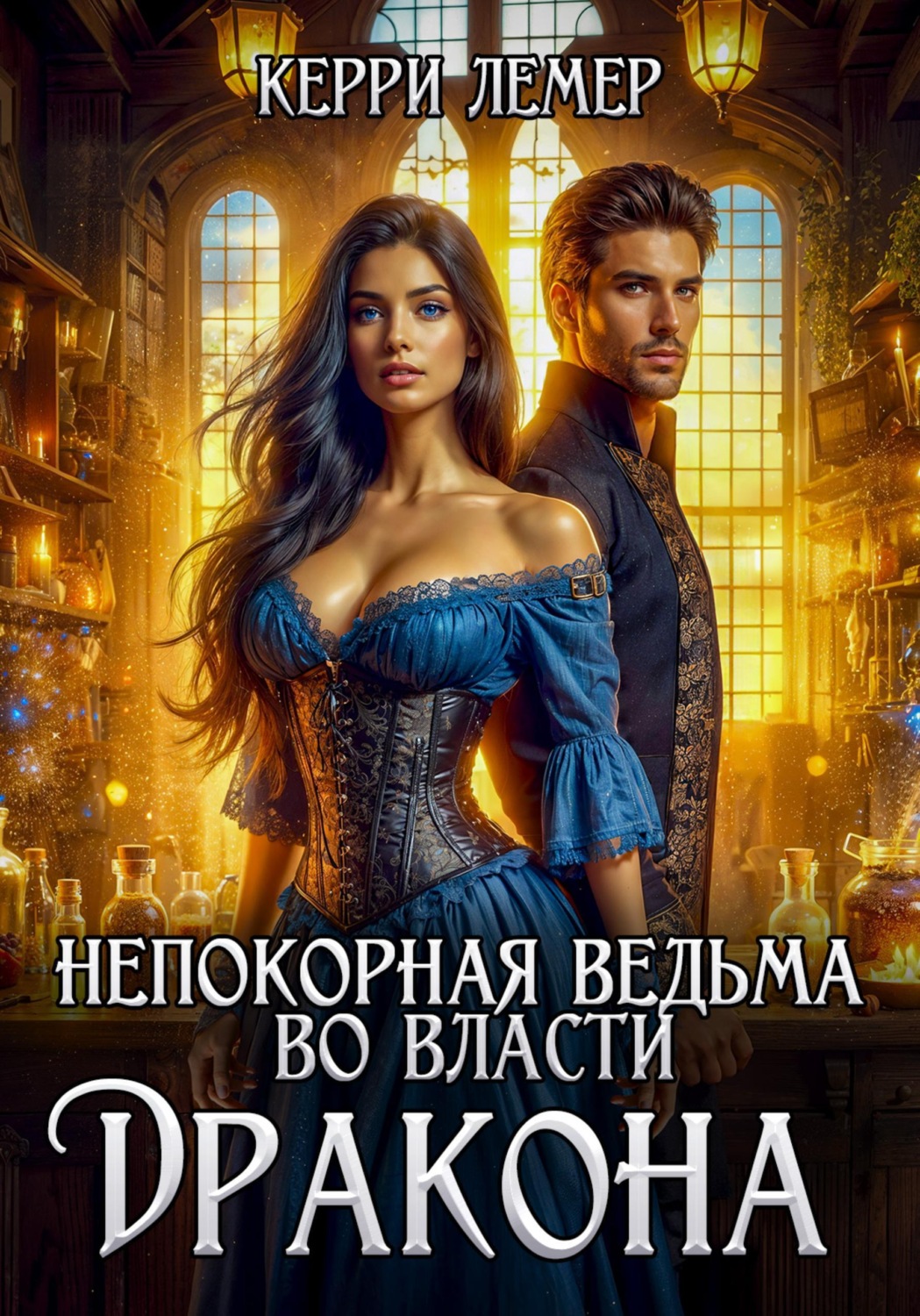 Обложка книги «Непокорная ведьма во власти дракона»