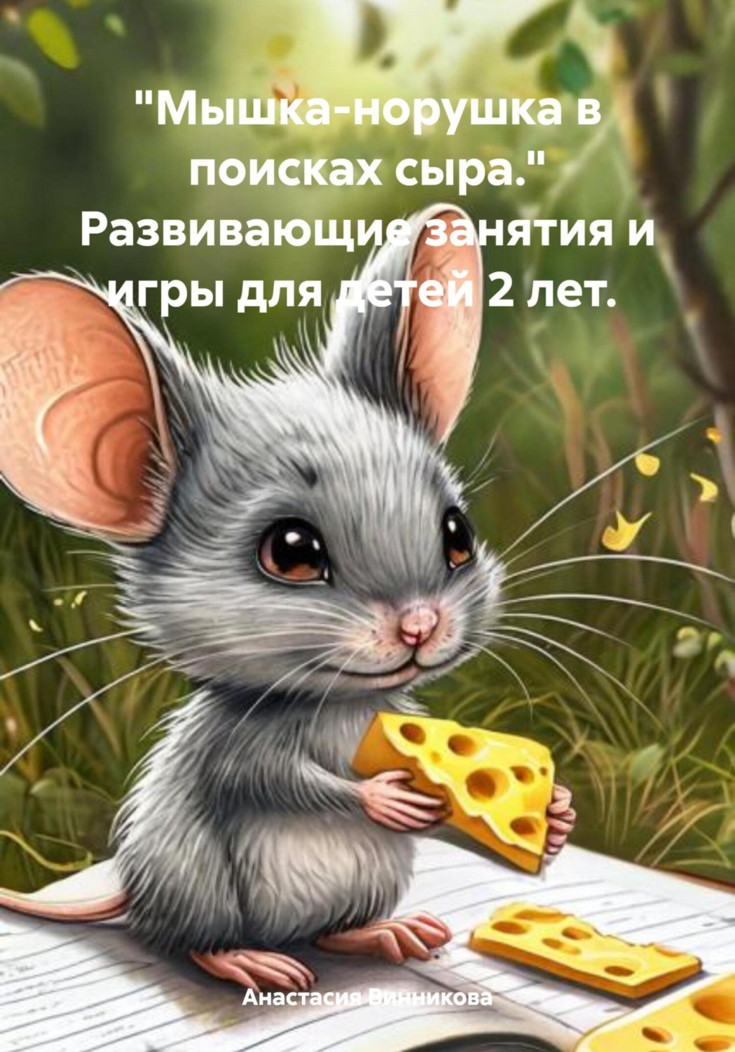 Обложка книги ««Мышка-норушка в поисках сыра.» Развивающие занятия и игры для детей 2 лет»