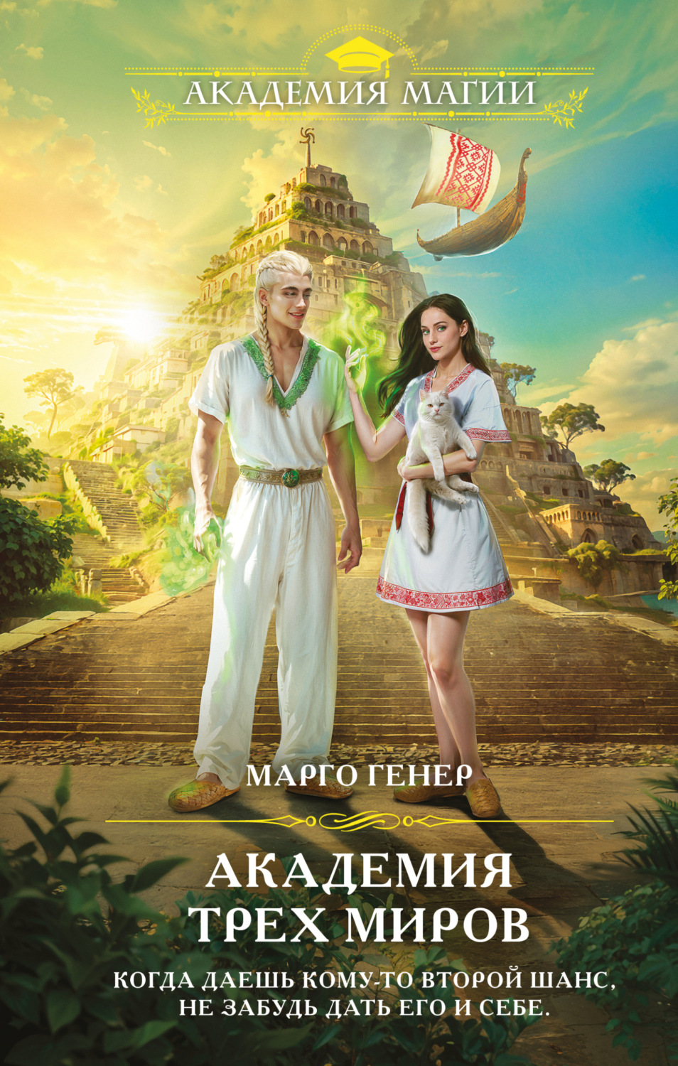 Обложка книги «Академия трех миров»
