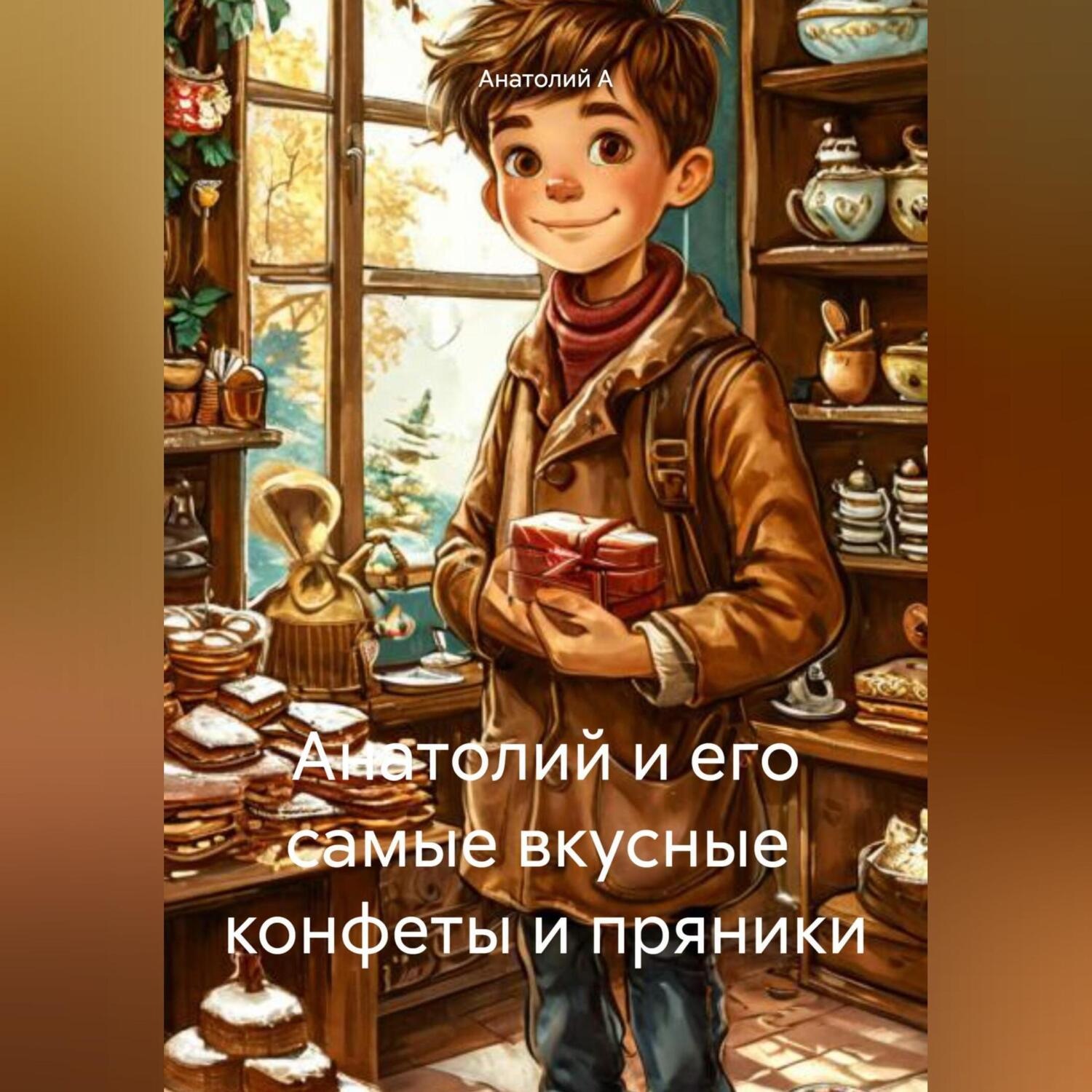 Обложка книги «Анатолий и его самые вкусные конфеты и пряники»